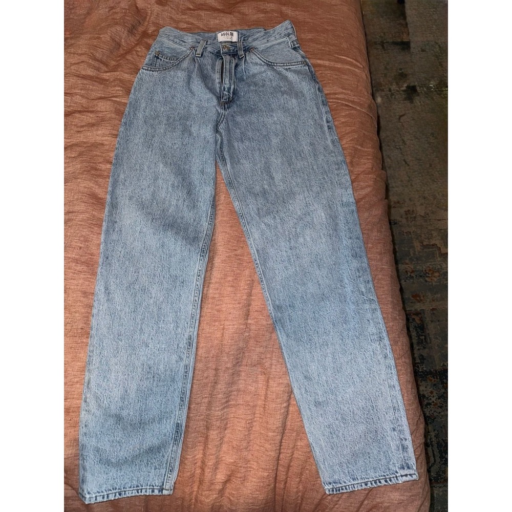 AGOLDE High Rise Straight Leg Jeans Size 24